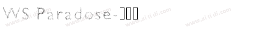 WS Paradose字体转换